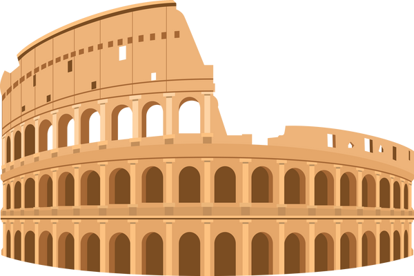 Roman Colosseum Illustration